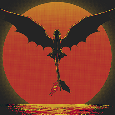 Dragon on Sunset