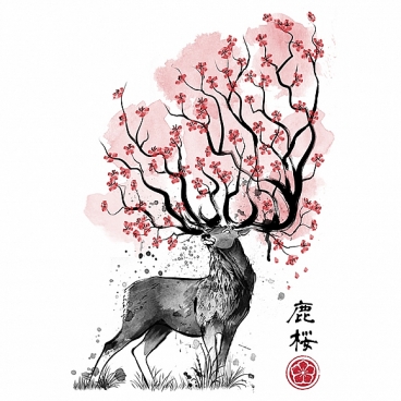 Sakura Deer