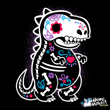 Skeleton t-rex