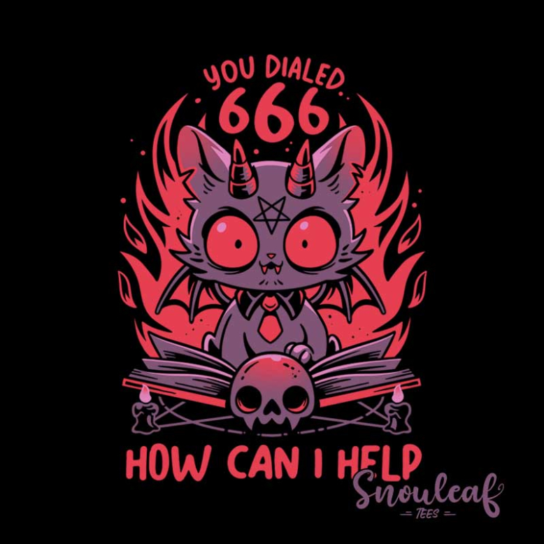 Satanic Support Cat