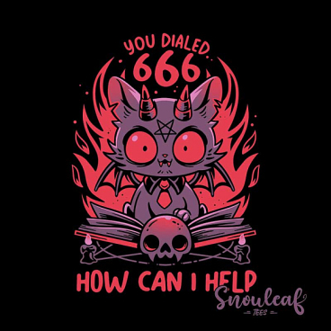Satanic Support Cat