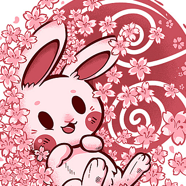 Spring Blossom Bunny