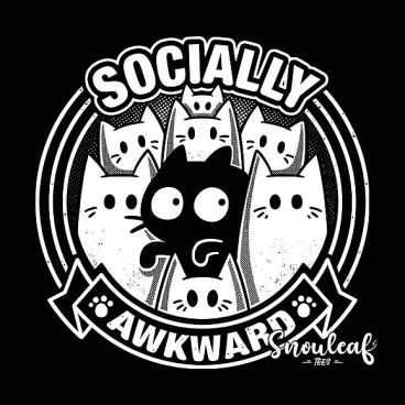 Socially Awkward Cat
