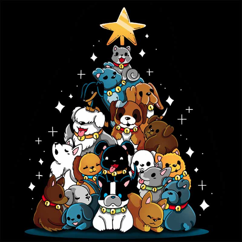 Doggy Christmas Tree