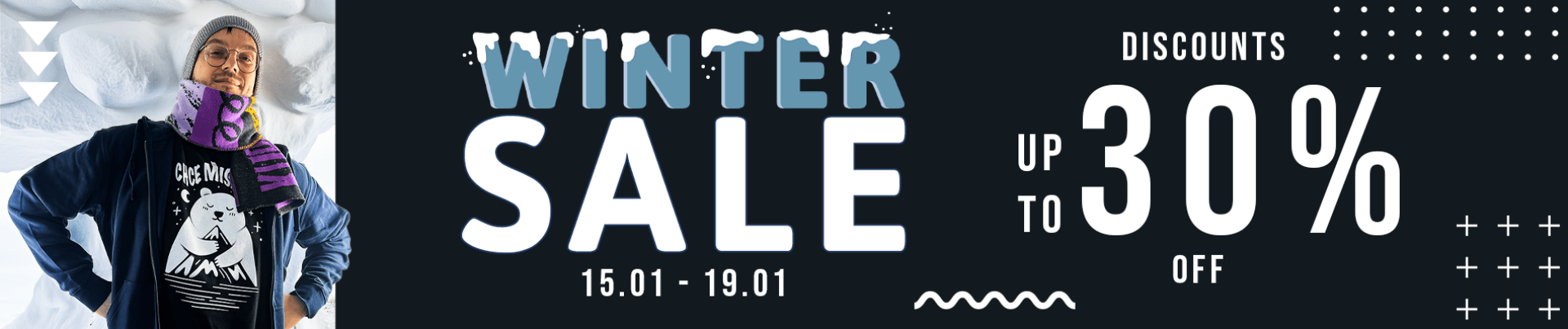 Winter sale up to 30% off