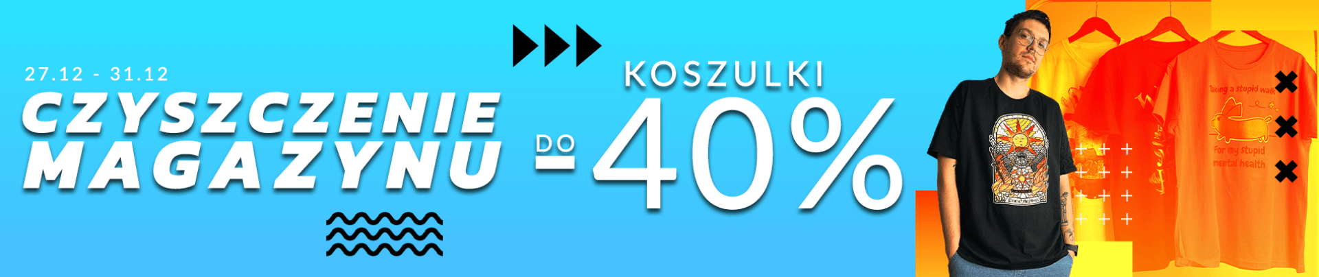 Czyszczenie magazynu! koszulki do -40% taniej