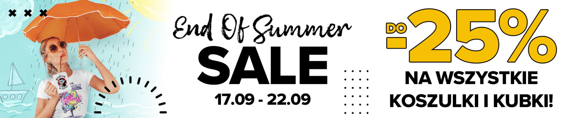 end of summer sale do -25%