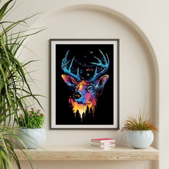 Colorful Deer